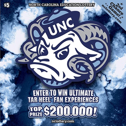 Tar Heels® scratch-off ticket