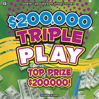 $200,000 Triple Play scratch-off ticket