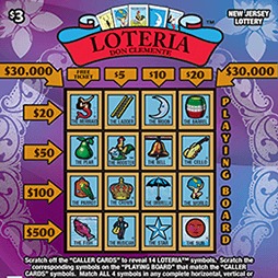 LOTERIA scratch-off ticket