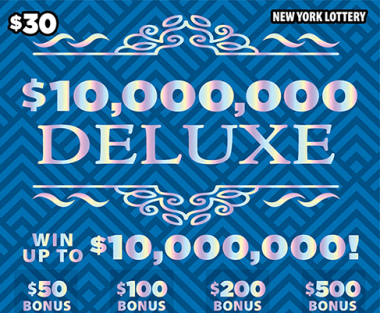 $10,000,000 DELUXE scratch-off ticket