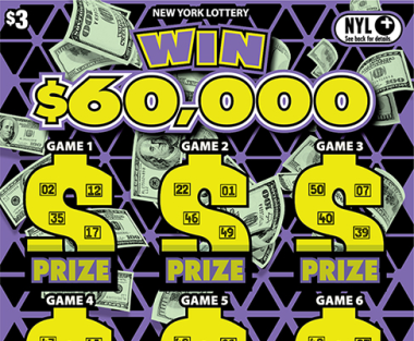 WIN $60,000 scratch-off ticket