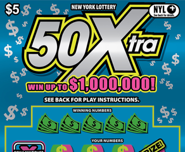 50Xtra scratch-off ticket