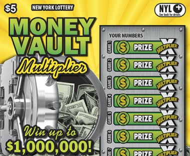 MONEY VAULT MULTIPLIER scratch-off ticket