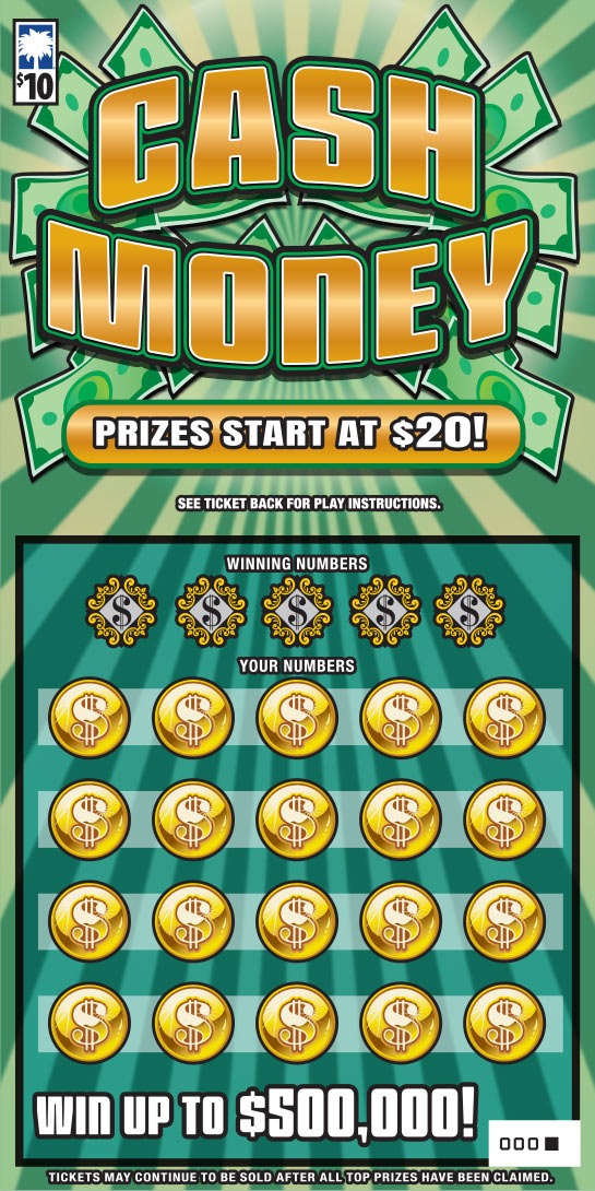 Cash Money scratch-off ticket